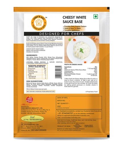 Chefs Art - Cheesy White Sauce Base