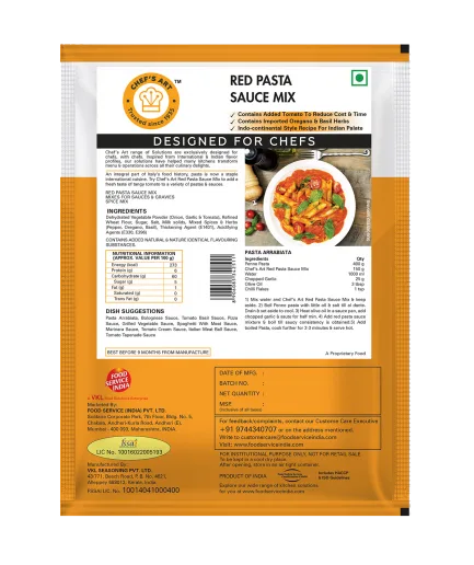 Chefs Art - Red pasta