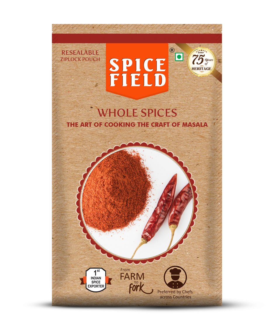 Spicefield Red Chilli Stemless 250g