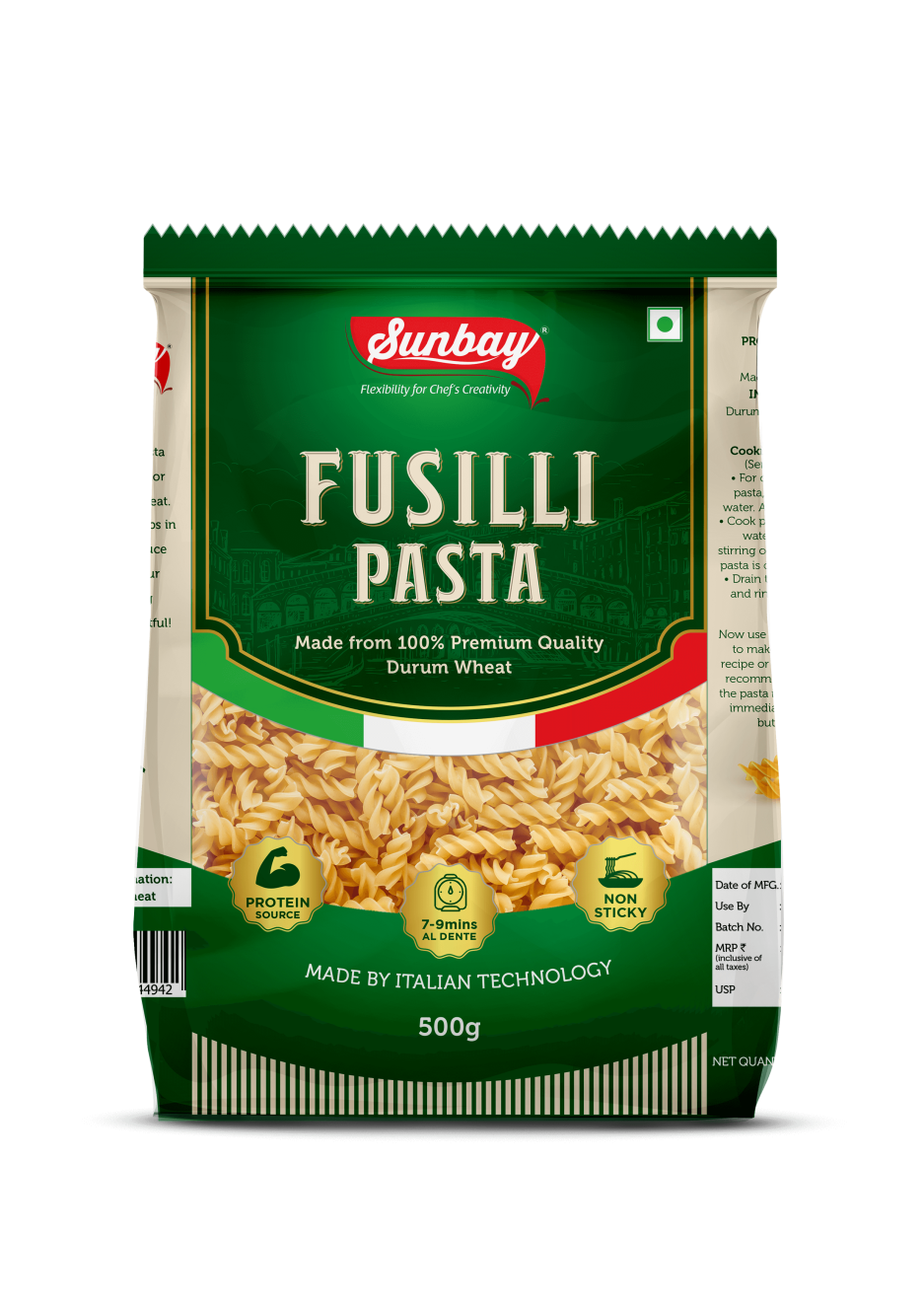 fusilli pasta