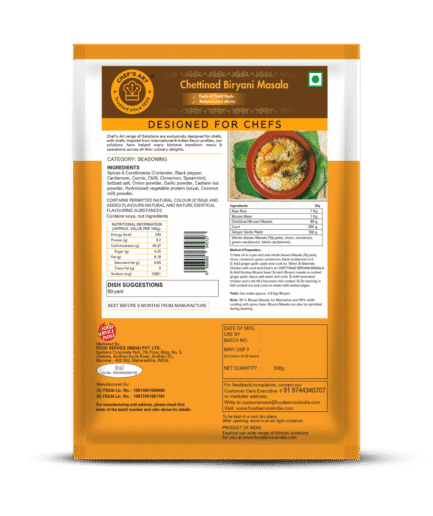 Chef's Art Chettinad Biryani Seasoning