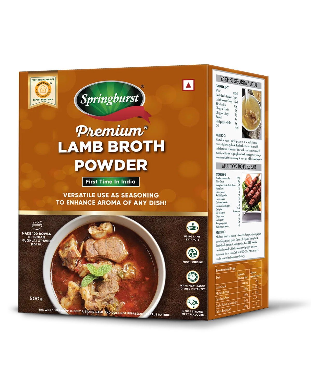 Chef's Art Premium Lamb Broth Powder Chef's Art Premium Lamb Broth Powder