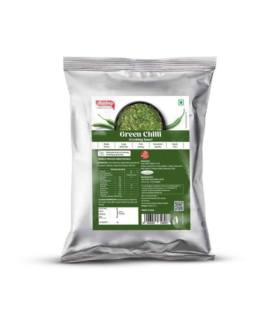 Green Chilli Paste 1kg