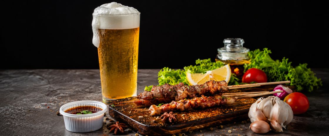 Pale Ale with Tandoori Chicken