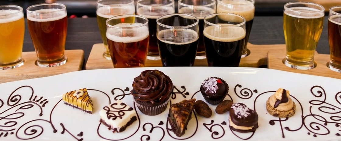 Stout with a Chocolate Dessert