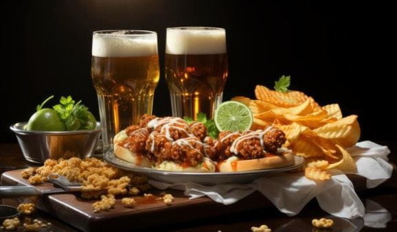 beer pairing with food